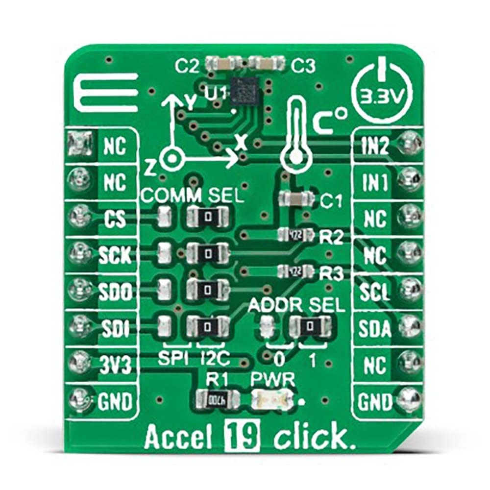 Mikroelektronika d.o.o. MIKROE-4949 Accel 19 Click Board - The Debug Store UK