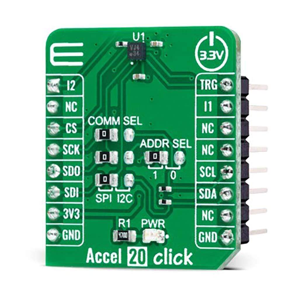Mikroelektronika d.o.o. MIKROE-4888 Accel 20 Click Board - The Debug Store UK