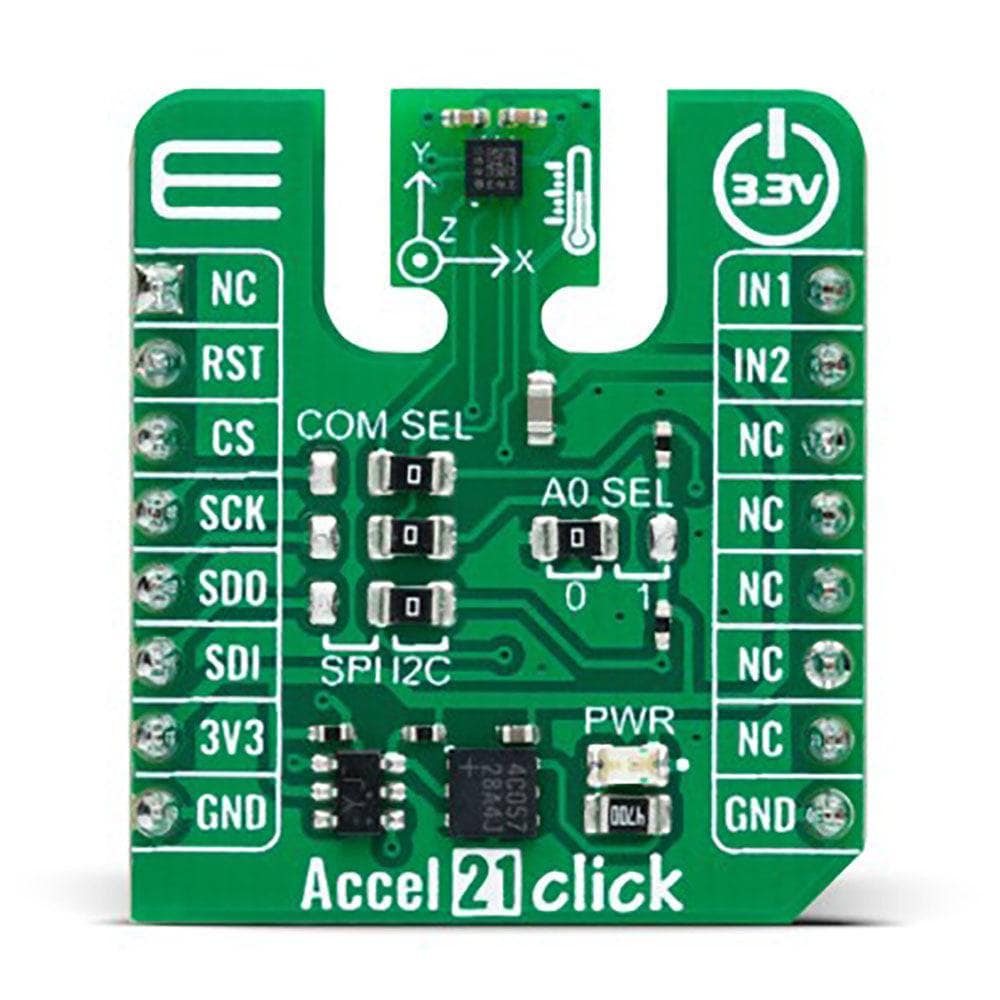 Mikroelektronika d.o.o. MIKROE-5530 Accel 21 Click Board - The Debug Store UK
