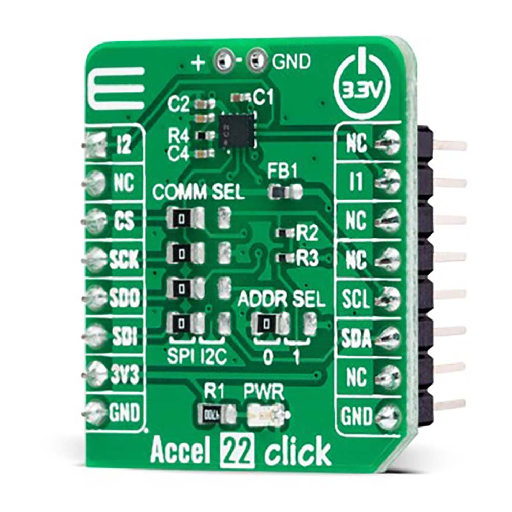 Mikroelektronika d.o.o. MIKROE-4896 Accel 22 Click Board - The Debug Store UK