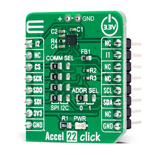 Mikroelektronika d.o.o. MIKROE-4896 Accel 22 Click Board - The Debug Store UK