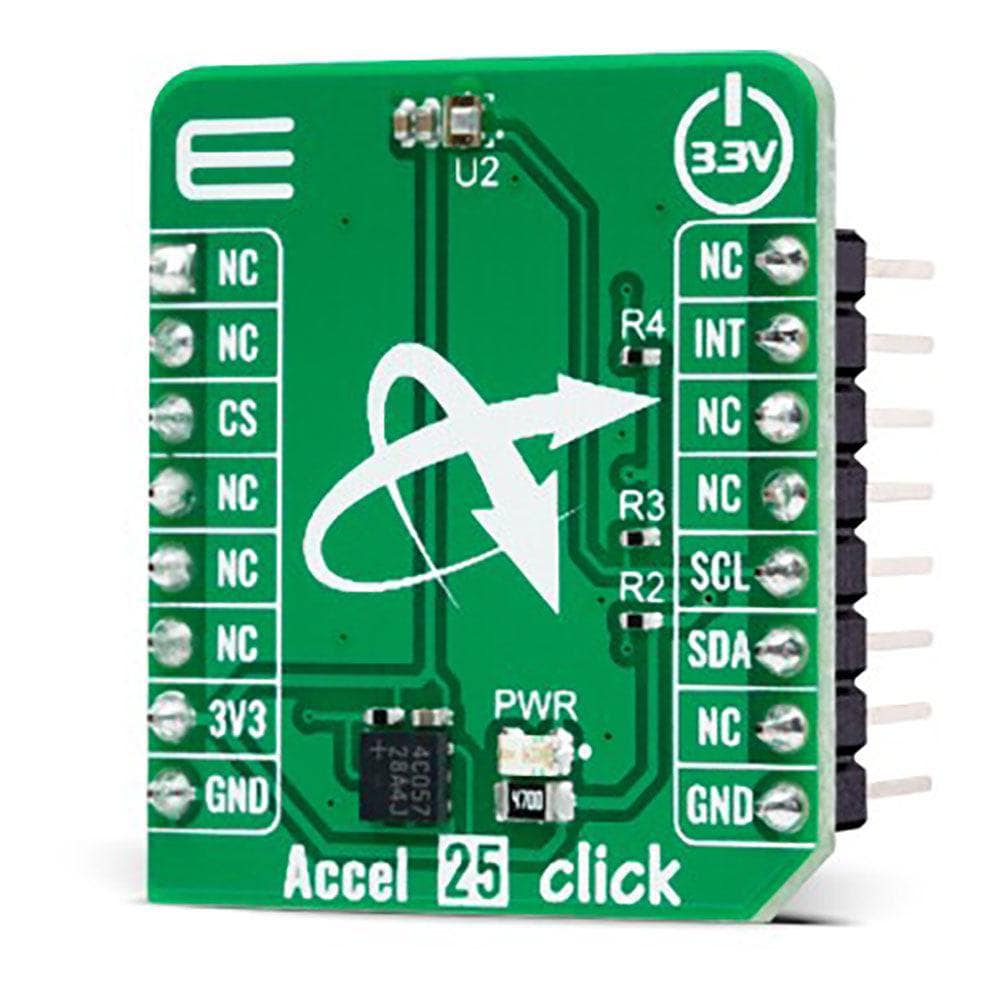 Mikroelektronika d.o.o. MIKROE-5602 Accel 25 Click Board - The Debug Store UK
