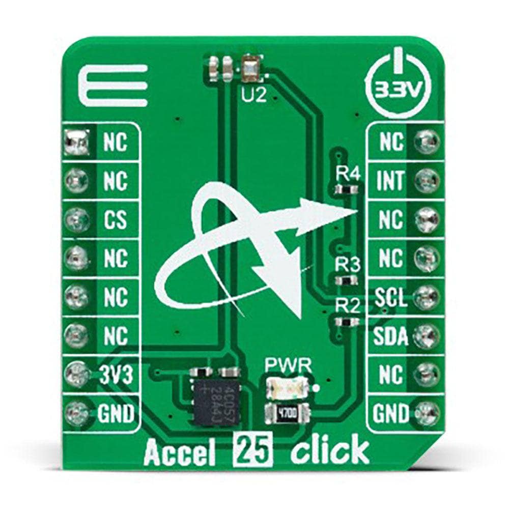 Mikroelektronika d.o.o. MIKROE-5602 Accel 25 Click Board - The Debug Store UK