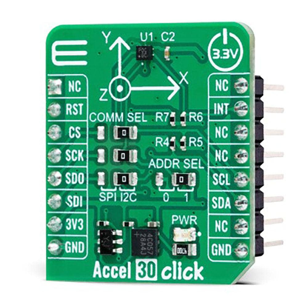 Mikroelektronika d.o.o. MIKROE-5550 Accel 30 Click Board - The Debug Store UK