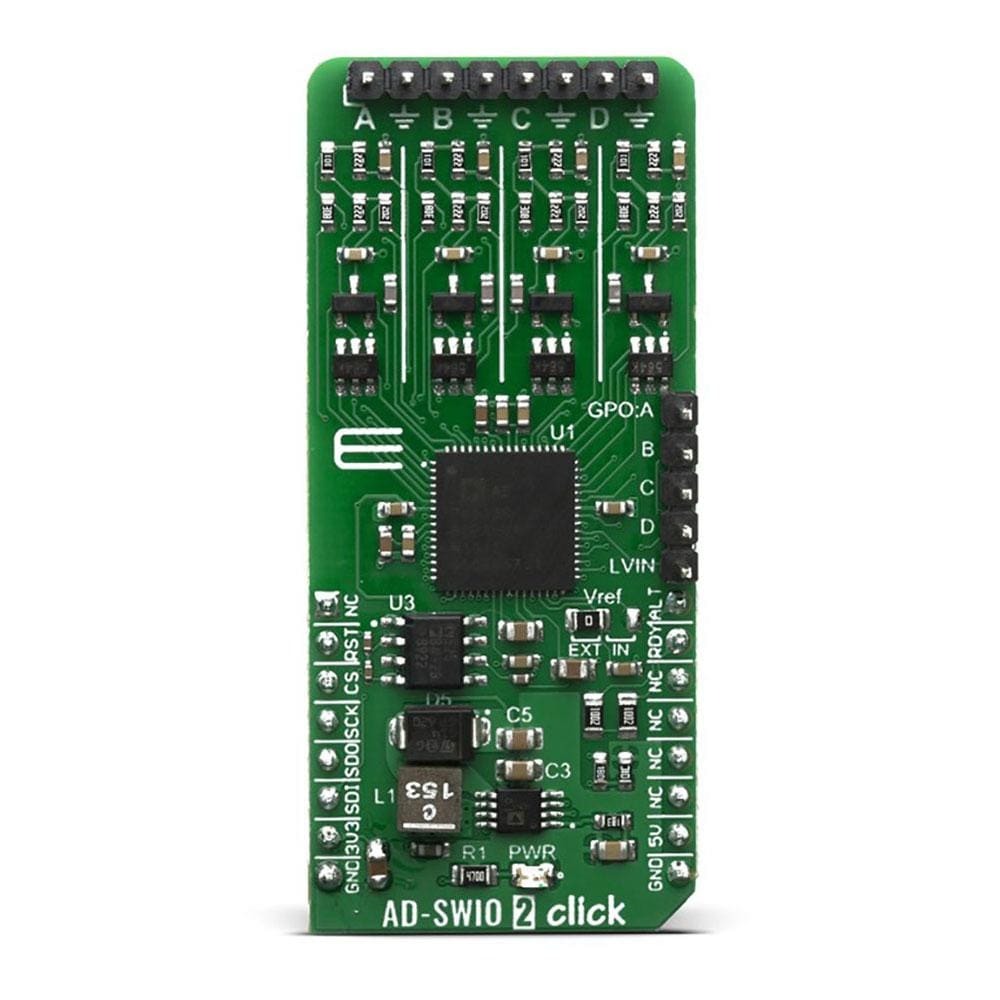 Mikroelektronika d.o.o. MIKROE-3861 AD-SWIO 2 Click Board - The Debug Store UK