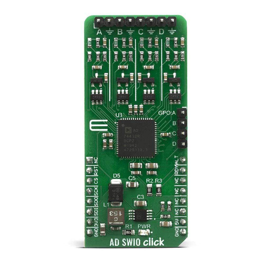 Mikroelektronika d.o.o. MIKROE-4081 AD-SWIO Click Board - The Debug Store UK