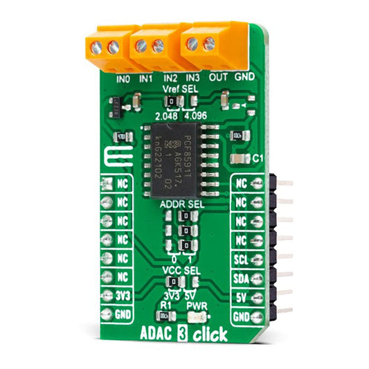 Mikroelektronika d.o.o. MIKROE-5198 ADAC 3 Click Board - The Debug Store UK