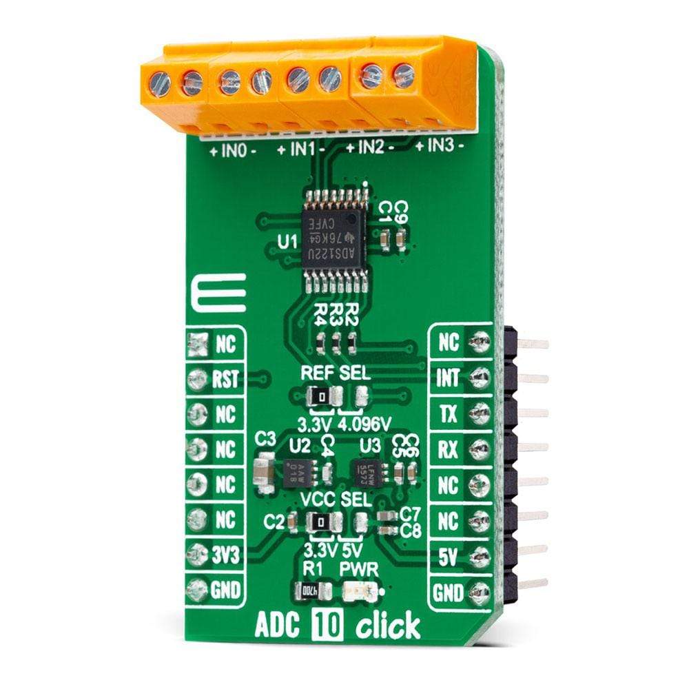 Mikroelektronika d.o.o. MIKROE-4488 ADC 10 Click Board - The Debug Store UK