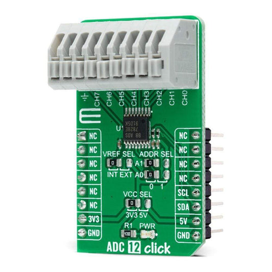 Mikroelektronika d.o.o. MIKROE-4376 ADC 12 Click Board - The Debug Store UK