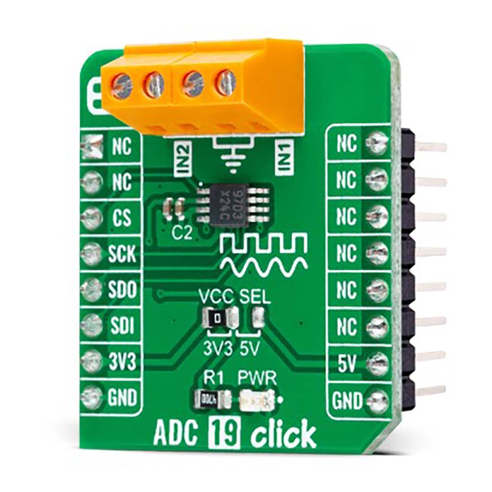 Mikroelektronika d.o.o. MIKROE-4997 ADC 19 Click Board - The Debug Store UK