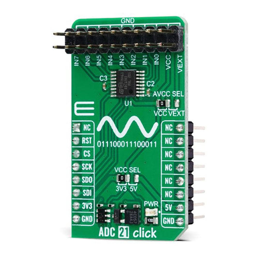 Mikroelektronika d.o.o. MIKROE-5531 ADC 21 Click Board - The Debug Store UK