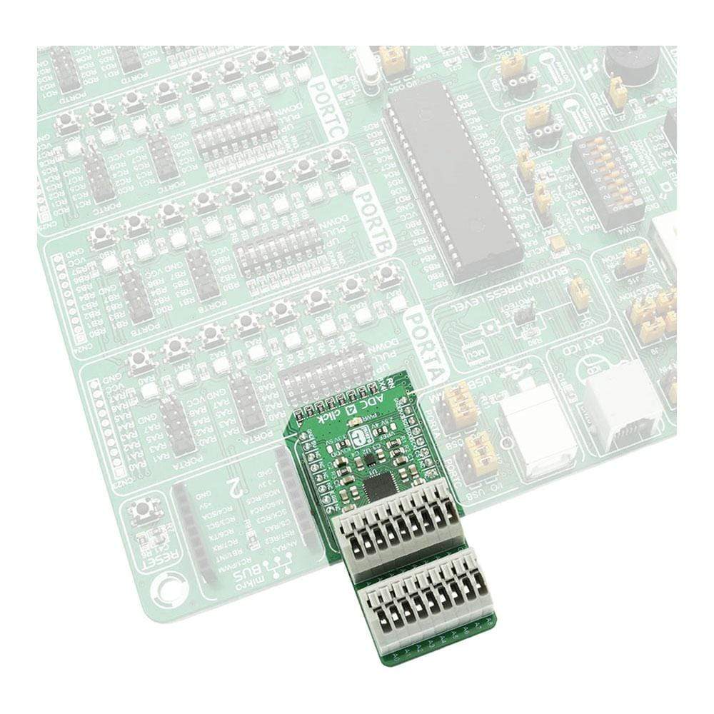 Mikroelektronika d.o.o. MIKROE-2879 ADC 4 Click Board - The Debug Store UK