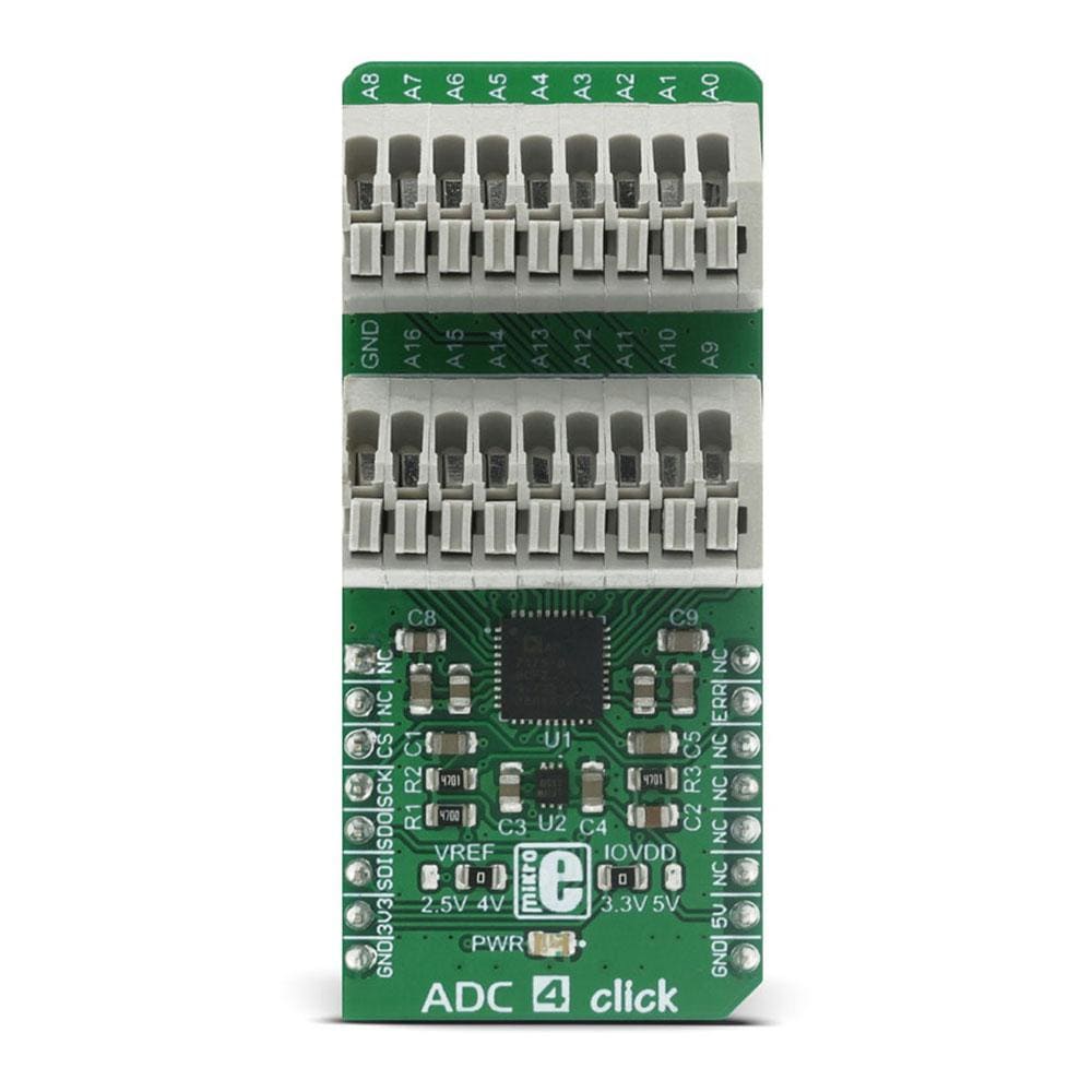 Mikroelektronika d.o.o. MIKROE-2879 ADC 4 Click Board - The Debug Store UK