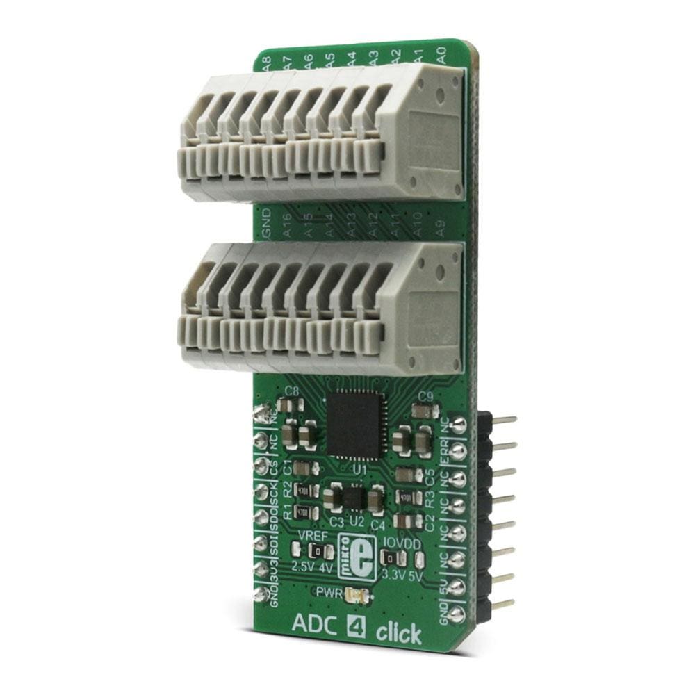 Mikroelektronika d.o.o. MIKROE-2879 ADC 4 Click Board - The Debug Store UK