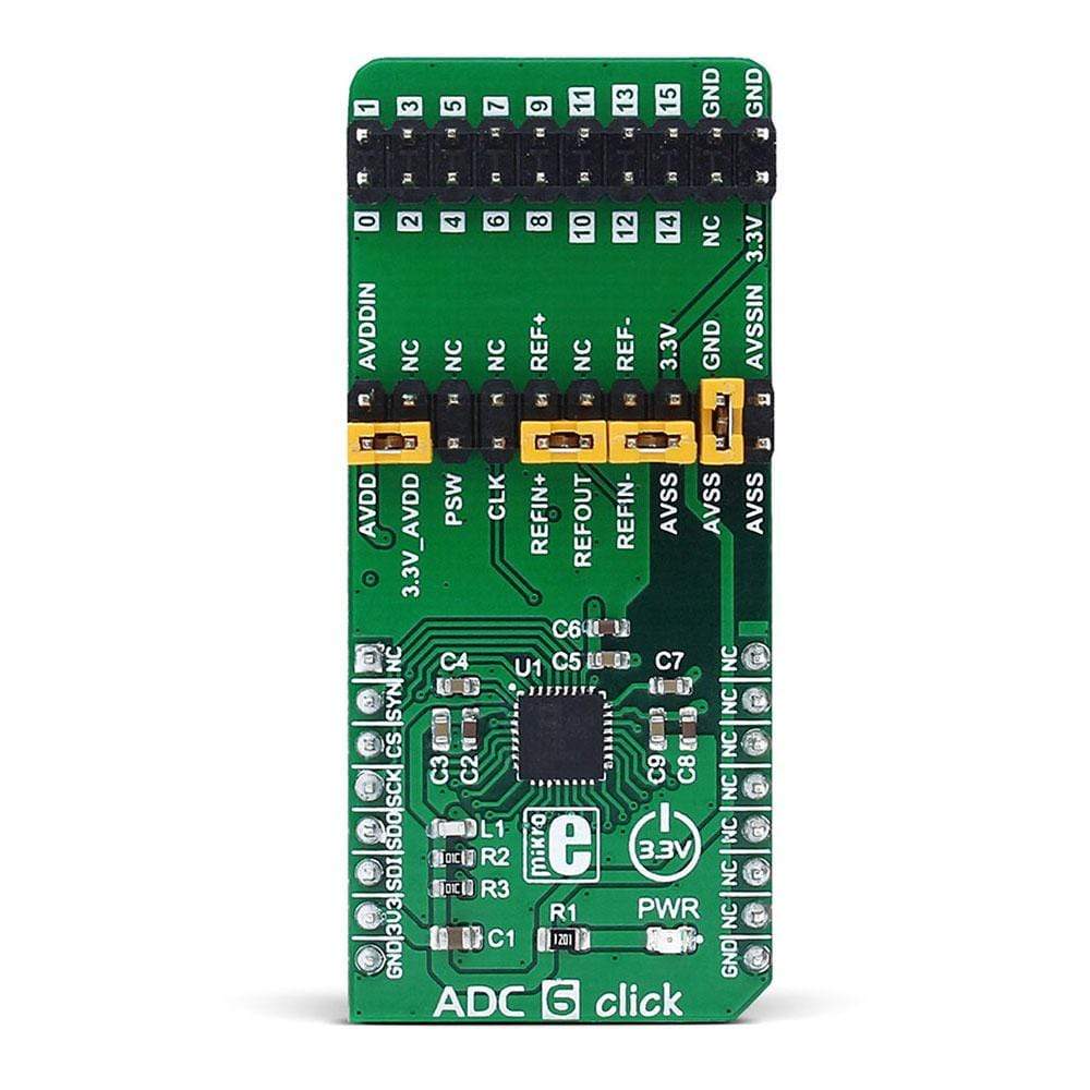 Mikroelektronika d.o.o. MIKROE-2932 ADC 6 Click Board - The Debug Store UK