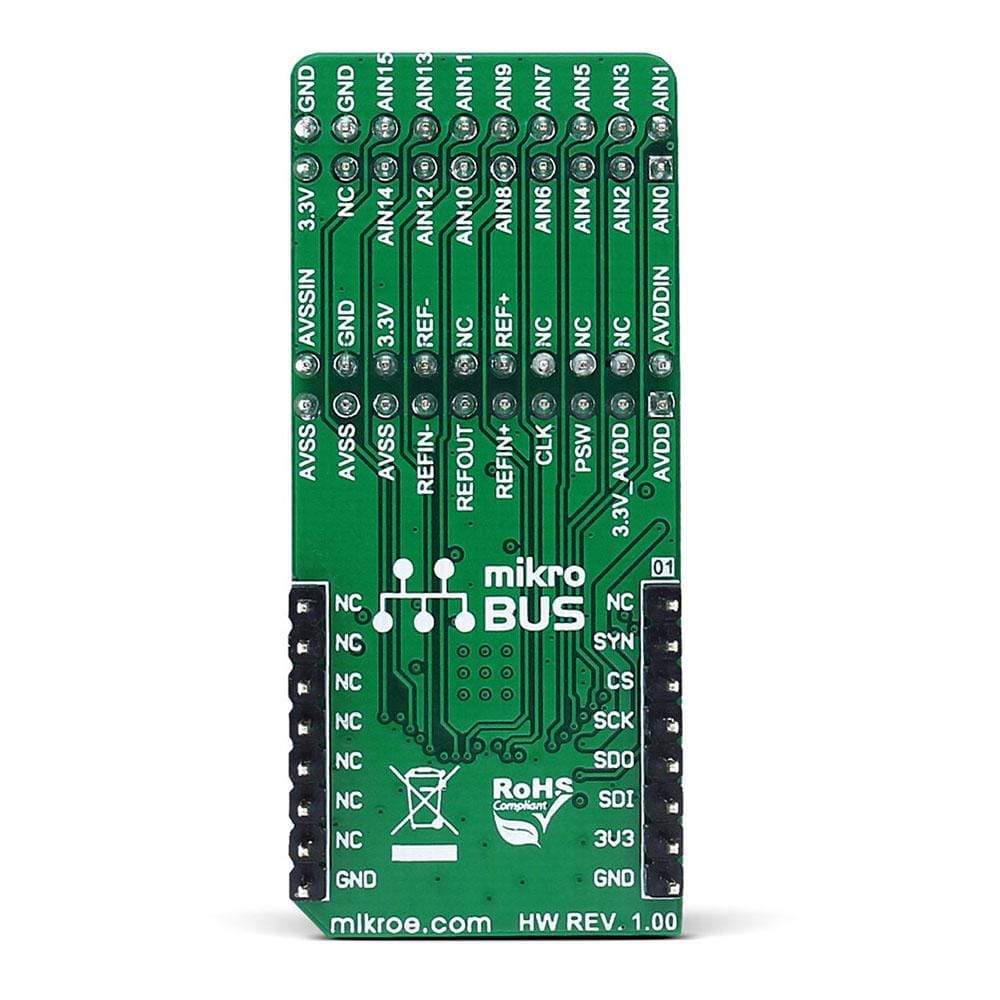 Mikroelektronika d.o.o. MIKROE-2932 ADC 6 Click Board - The Debug Store UK