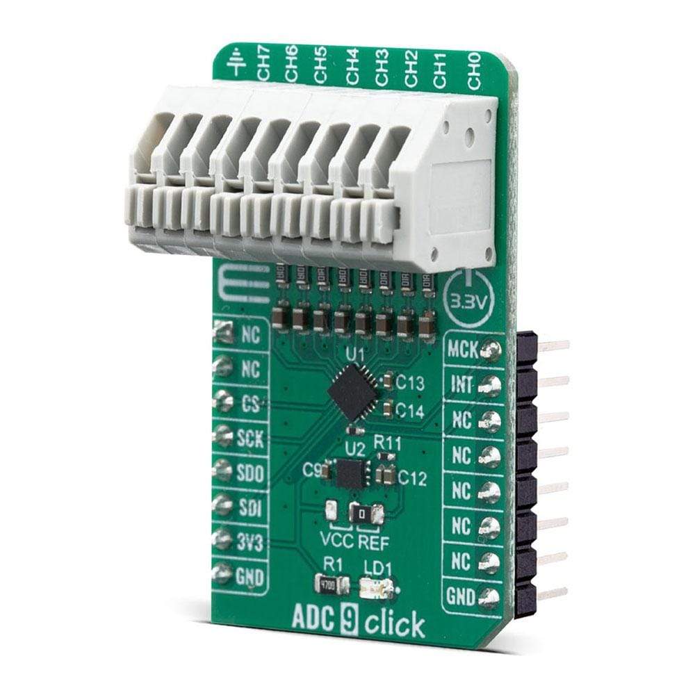 Mikroelektronika d.o.o. MIKROE-4105 ADC 9 Click Board - The Debug Store UK