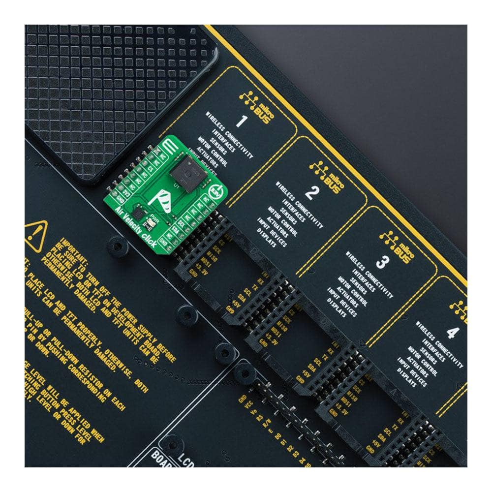 Mikroelektronika d.o.o. MIKROE-5448 Air Velocity Click Board - The Debug Store UK