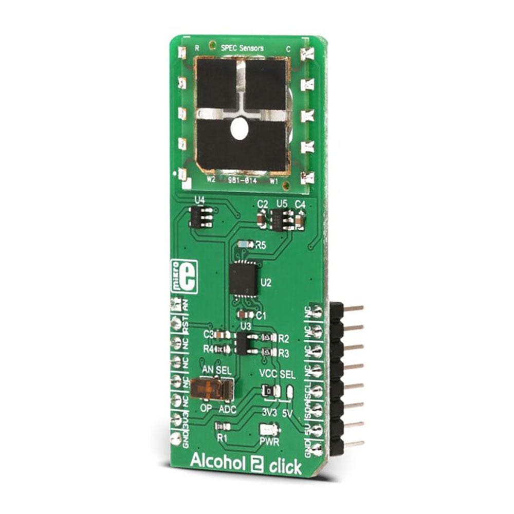 Mikroelektronika d.o.o. MIKROE-3097 Alcohol 2 Click Board - The Debug Store UK