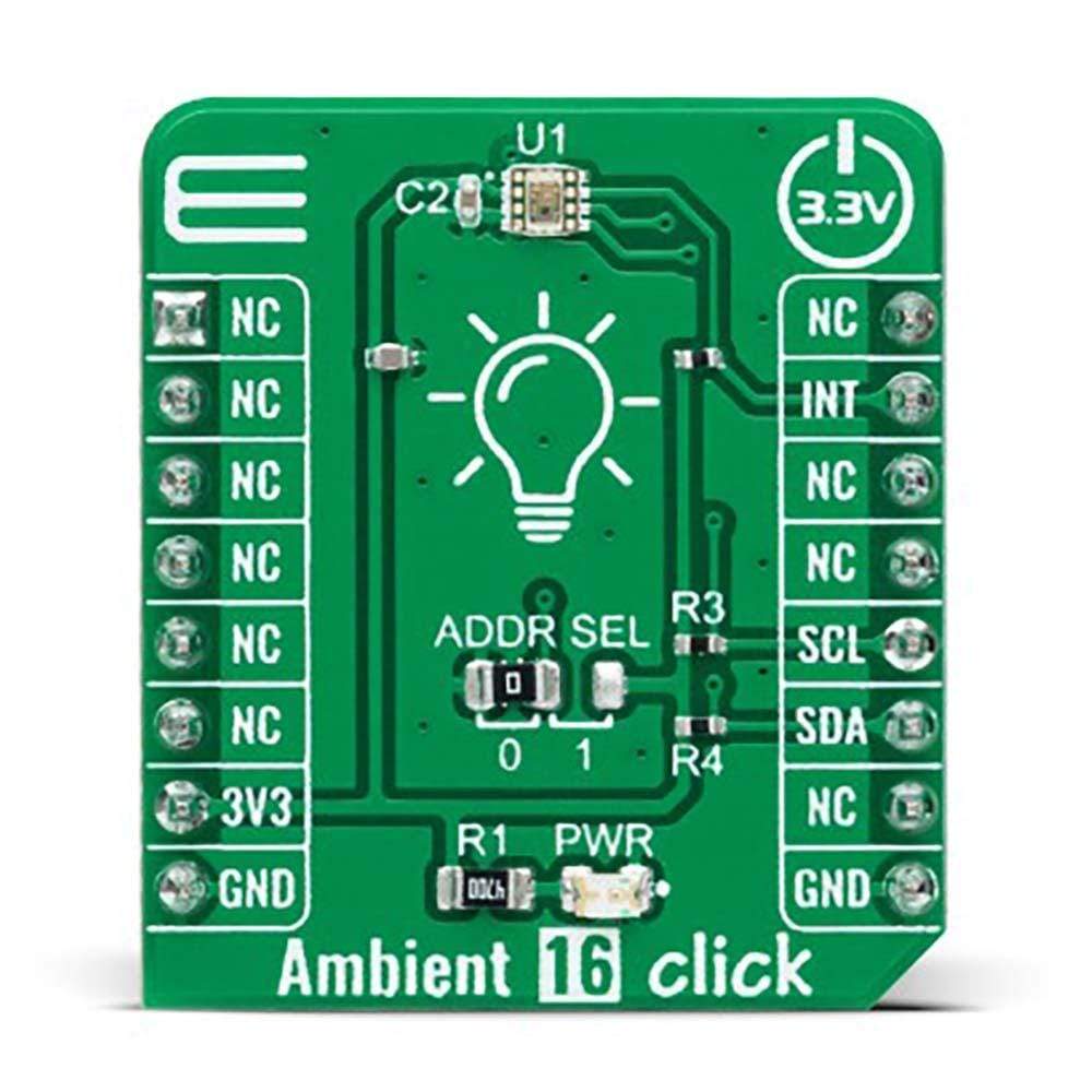 Mikroelektronika d.o.o. MIKROE-4933 Ambient 16 Click Board - The Debug Store UK