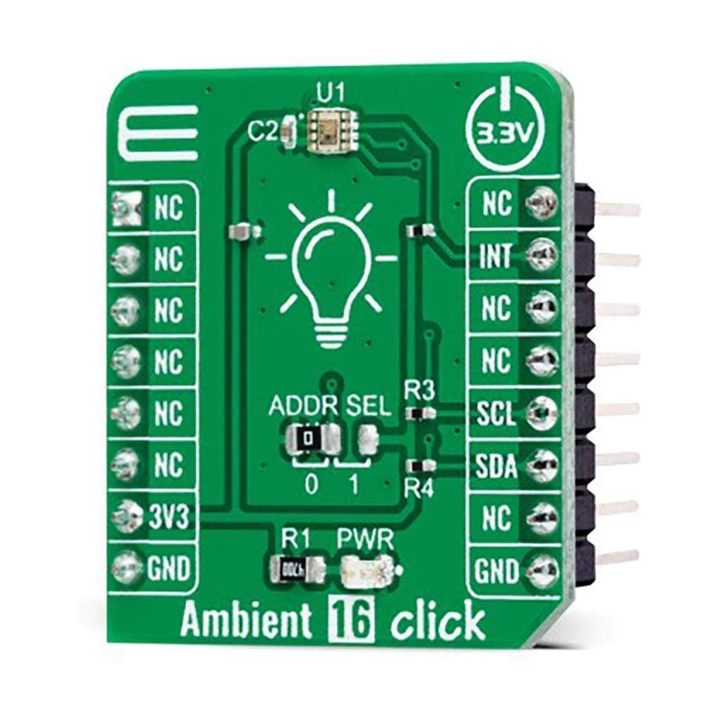 Mikroelektronika d.o.o. MIKROE-4933 Ambient 16 Click Board - The Debug Store UK