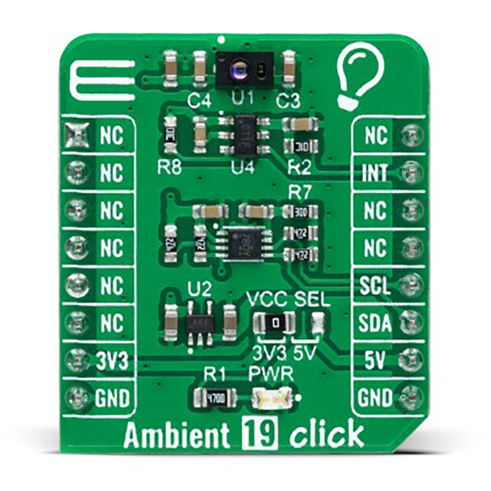 Mikroelektronika d.o.o. MIKROE-5245 Ambient 19 Click Board - The Debug Store UK