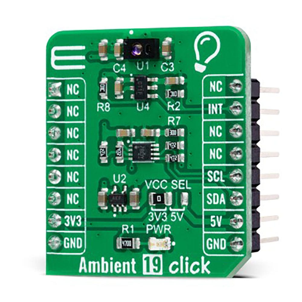 Mikroelektronika d.o.o. MIKROE-5245 Ambient 19 Click Board - The Debug Store UK