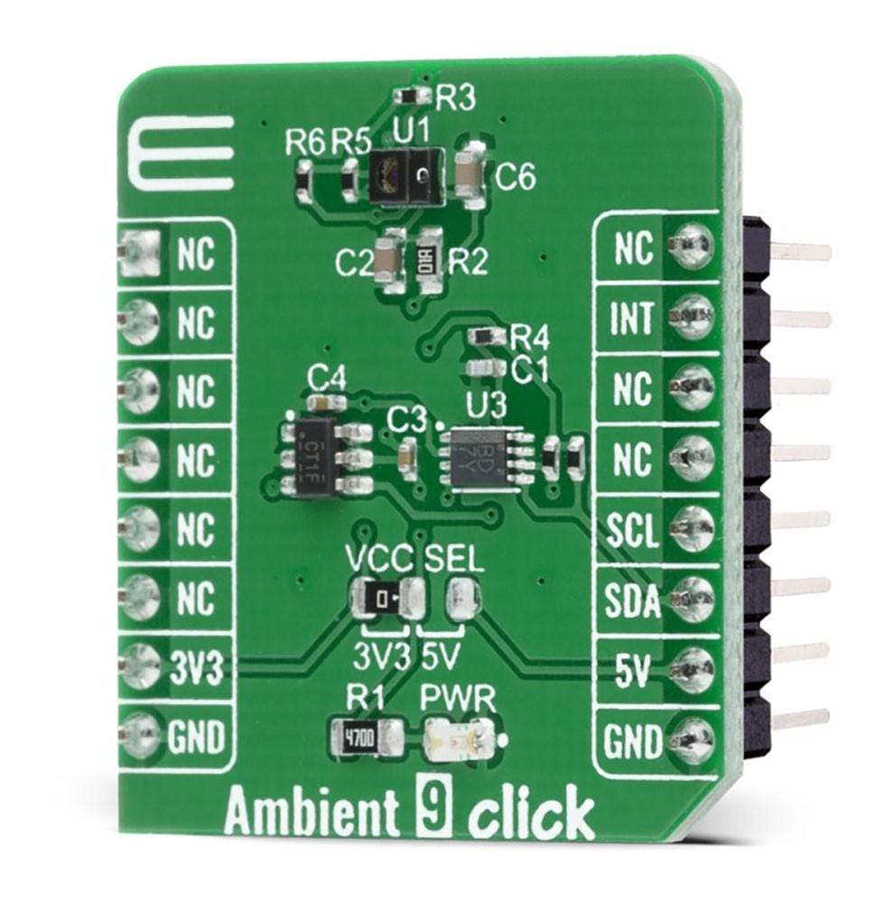 Mikroelektronika d.o.o. MIKROE-4197 Ambient 9 Click Board - The Debug Store UK
