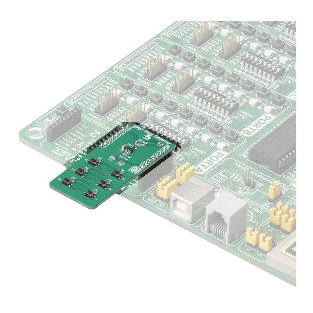 Mikroelektronika d.o.o. MIKROE-3409 Analog Key Click Board - The Debug Store UK