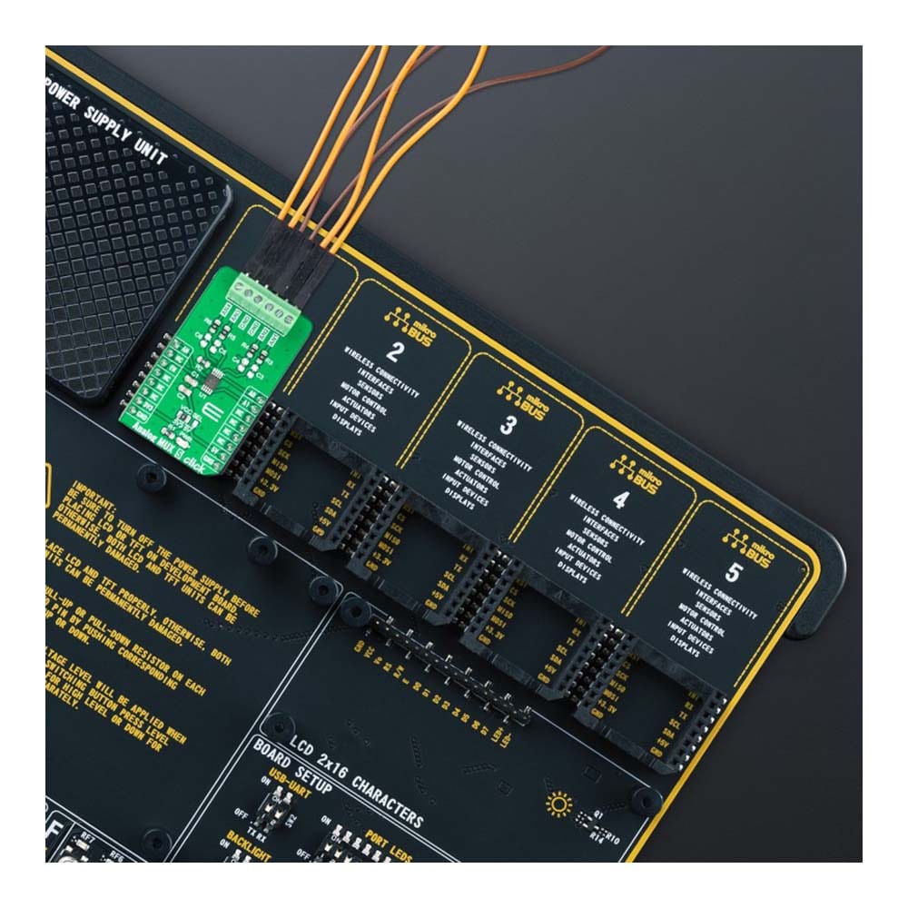 Mikroelektronika d.o.o. MIKROE-5120 Analog MUX 5 Click Board - The Debug Store UK