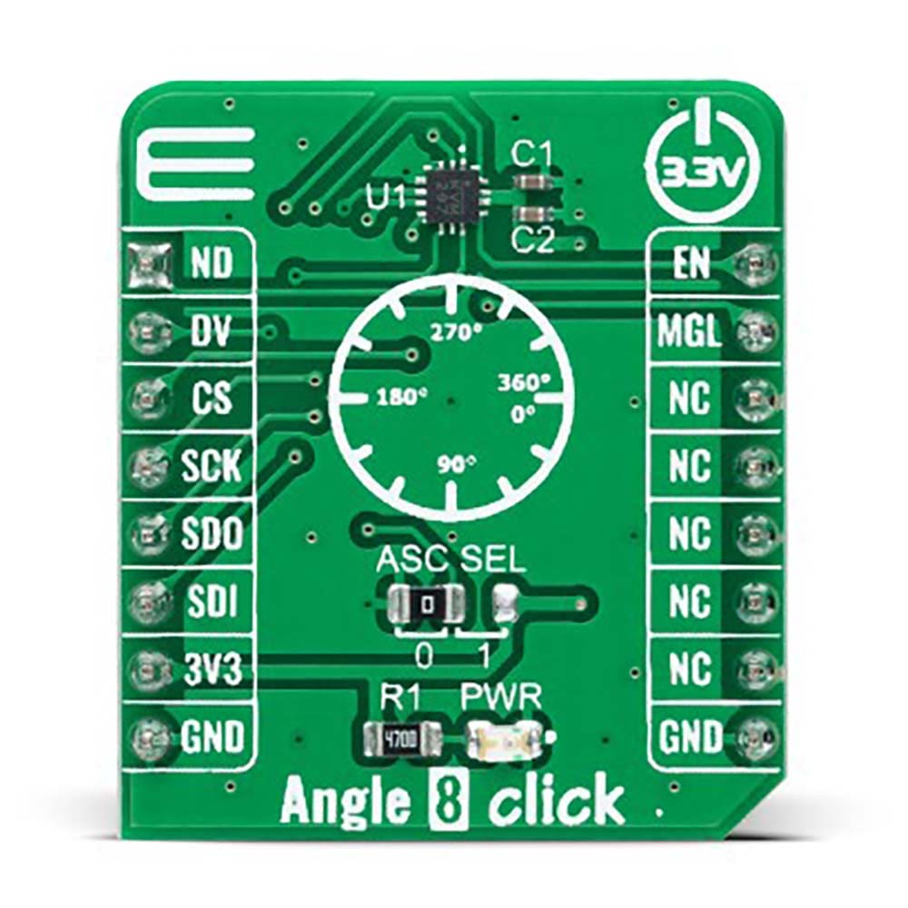 Mikroelektronika d.o.o. MIKROE-4971 Angle 8 Click Board - The Debug Store UK