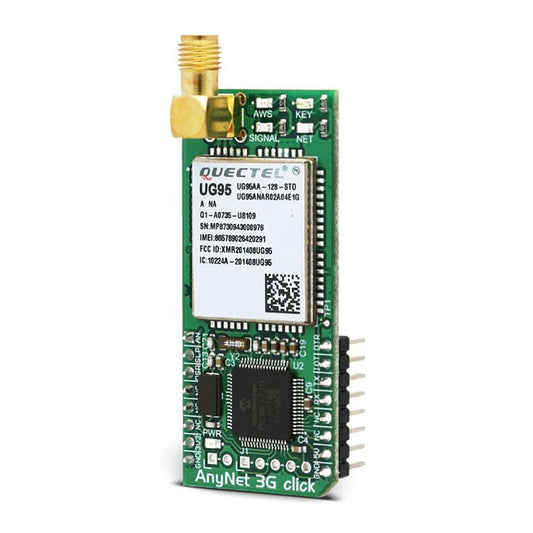 Mikroelektronika d.o.o. MIKROE-3145 AnyNet 3G-AA Click Board (US) - The Debug Store UK