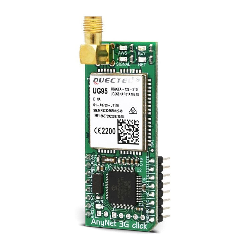 Mikroelektronika d.o.o. MIKROE-2975 AnyNet 3G-EA Click Board (UK, EU and Australia) - The Debug Store UK