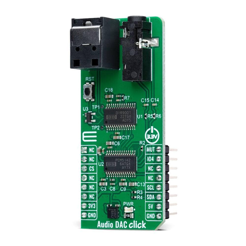 Mikroelektronika d.o.o. MIKROE-5587 Audio DAC Click Board - The Debug Store UK