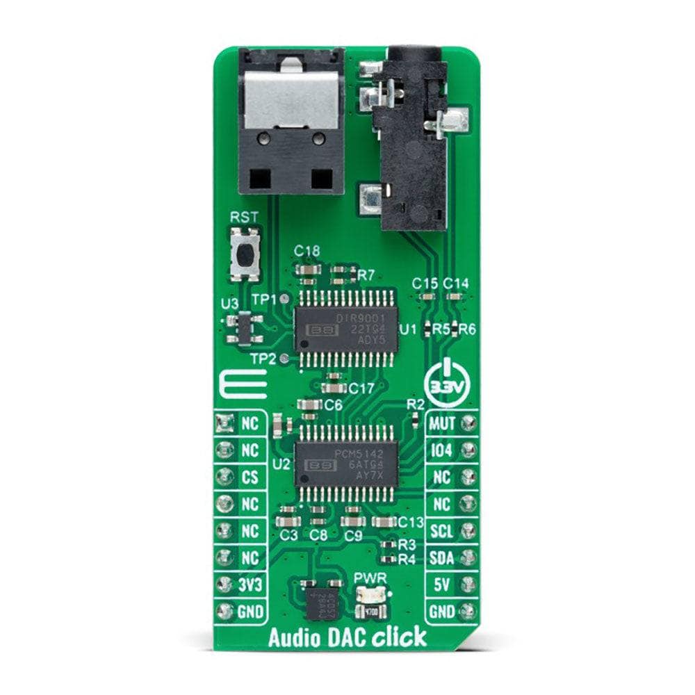 Mikroelektronika d.o.o. MIKROE-5587 Audio DAC Click Board - The Debug Store UK