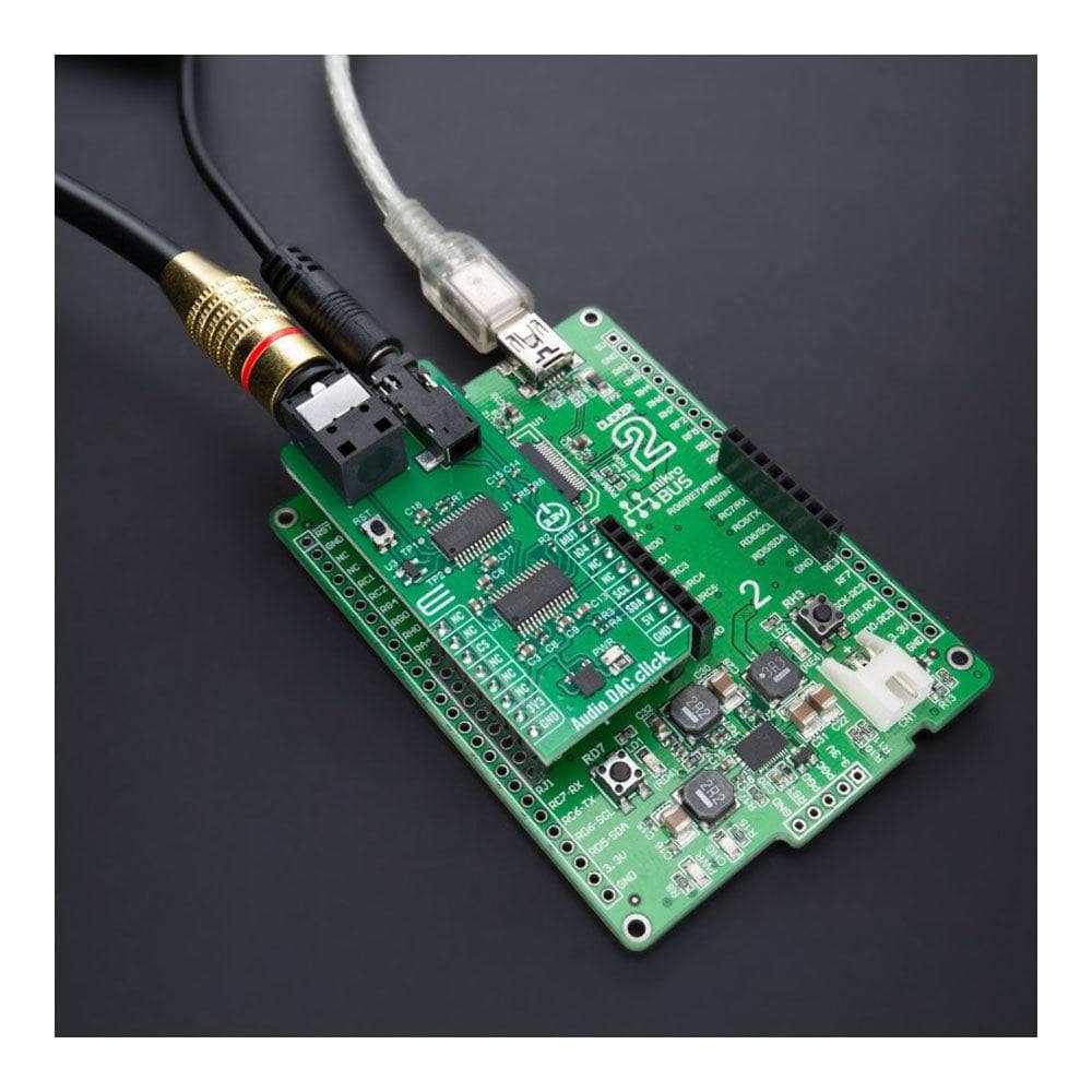 Mikroelektronika d.o.o. MIKROE-5587 Audio DAC Click Board - The Debug Store UK