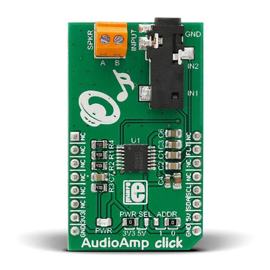 Mikroelektronika d.o.o. MIKROE-2368 AudioAmp Click Board - The Debug Store UK