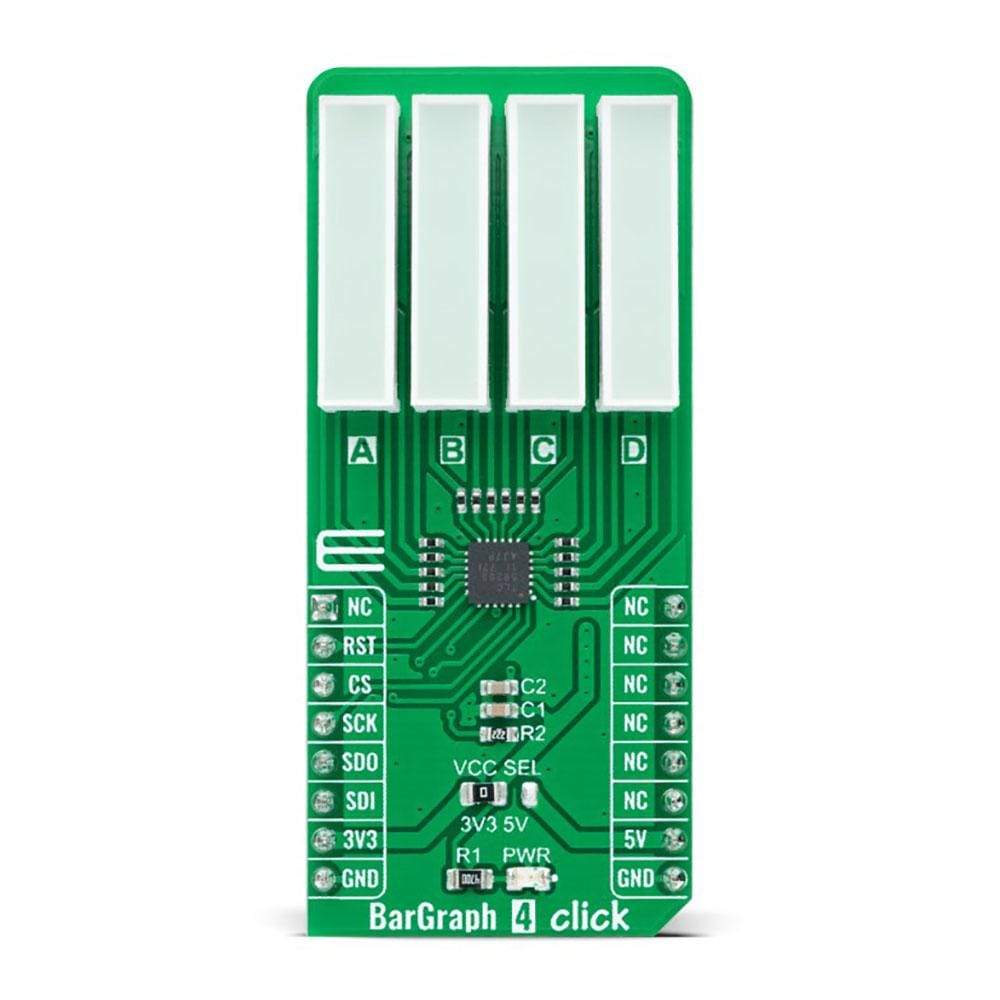 Mikroelektronika d.o.o. MIKROE-4782 BarGraph 4 Click Board - The Debug Store UK