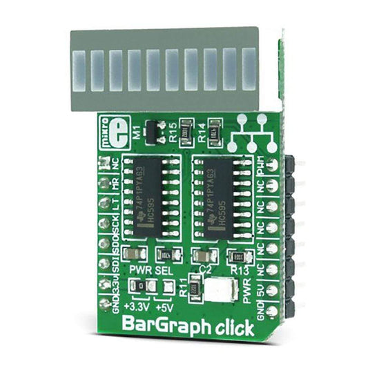 Mikroelektronika d.o.o. MIKROE-1423 BarGraph Click Board - The Debug Store UK