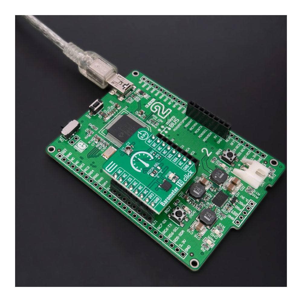 Mikroelektronika d.o.o. MIKROE-5601 Barometer 10 Click Board - The Debug Store UK