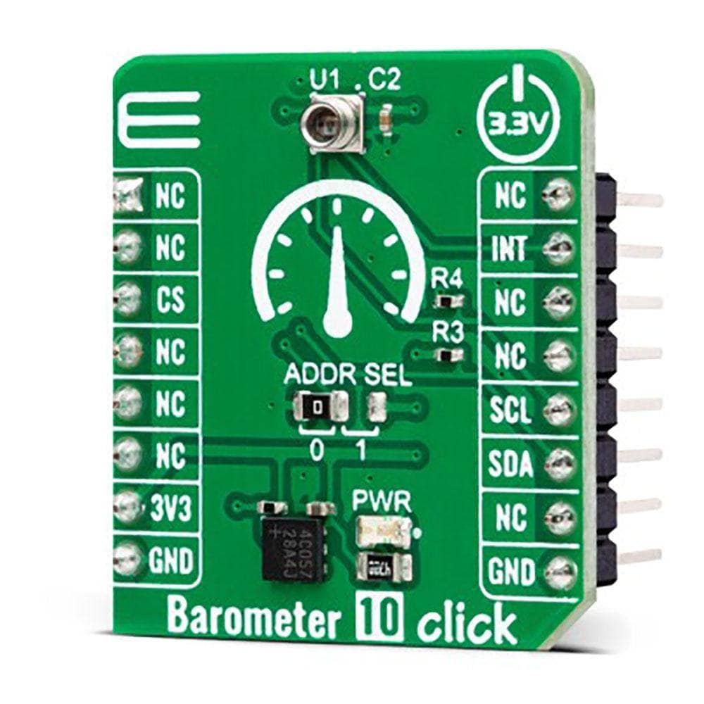 Mikroelektronika d.o.o. MIKROE-5601 Barometer 10 Click Board - The Debug Store UK