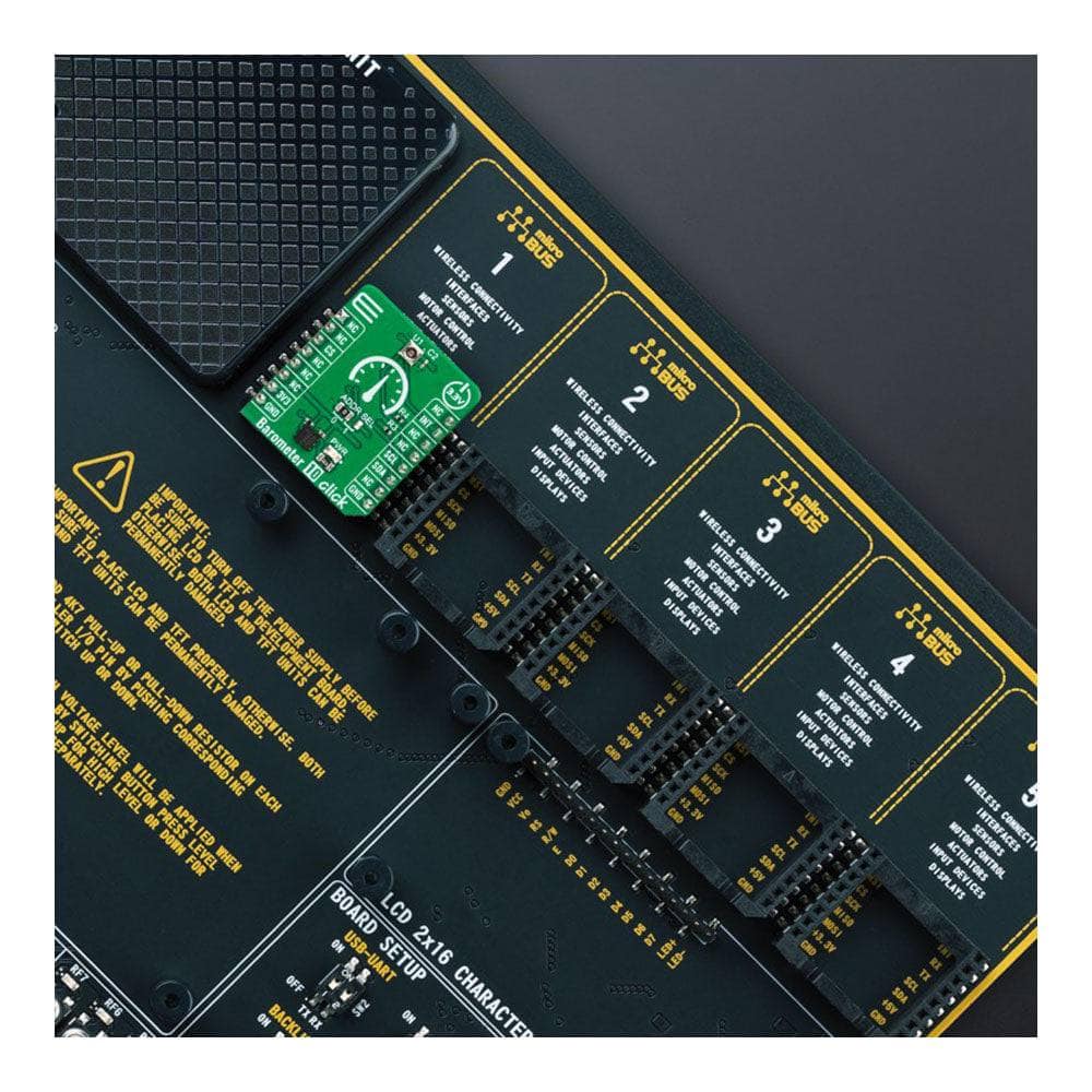 Mikroelektronika d.o.o. MIKROE-5601 Barometer 10 Click Board - The Debug Store UK