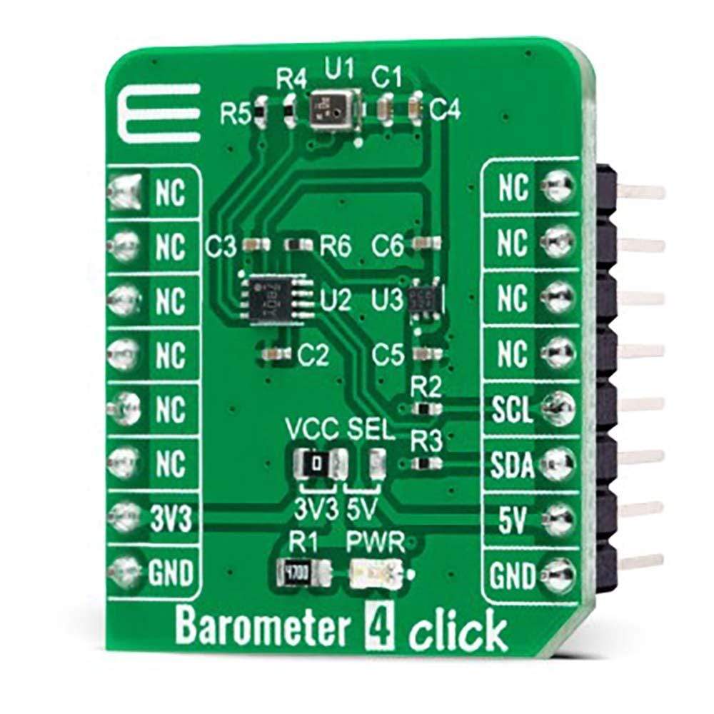 Mikroelektronika d.o.o. MIKROE-4868 Barometer 4 Click Board - The Debug Store UK