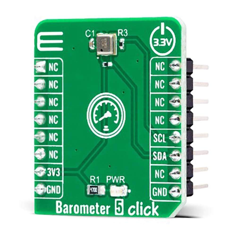 Mikroelektronika d.o.o. MIKROE-4924 Barometer 5 Click Board - The Debug Store UK