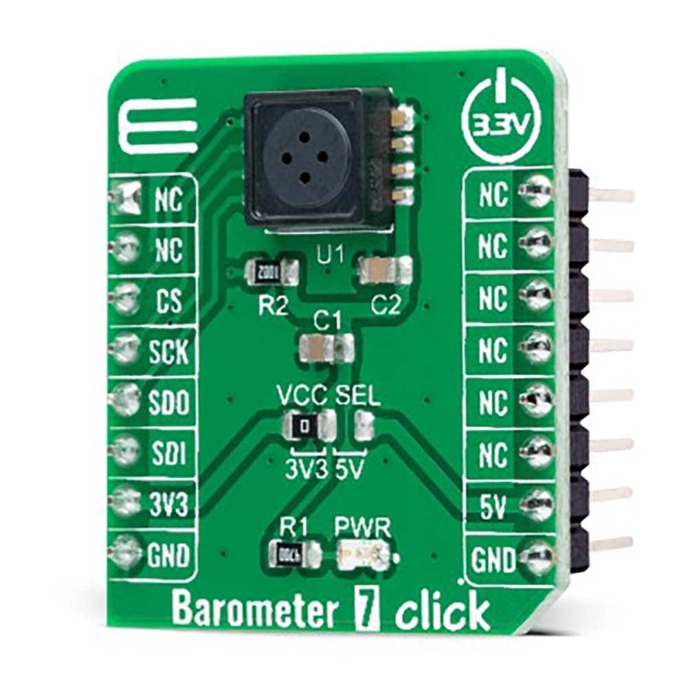 Mikroelektronika d.o.o. MIKROE-4913 Barometer 7 Click Board - The Debug Store UK