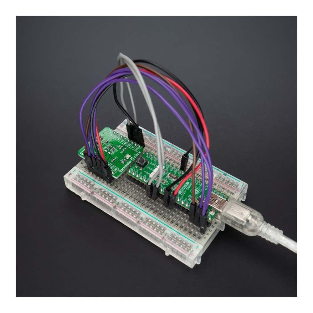 Mikroelektronika d.o.o. MIKROE-5128 Barometer 8 Click Board - The Debug Store UK