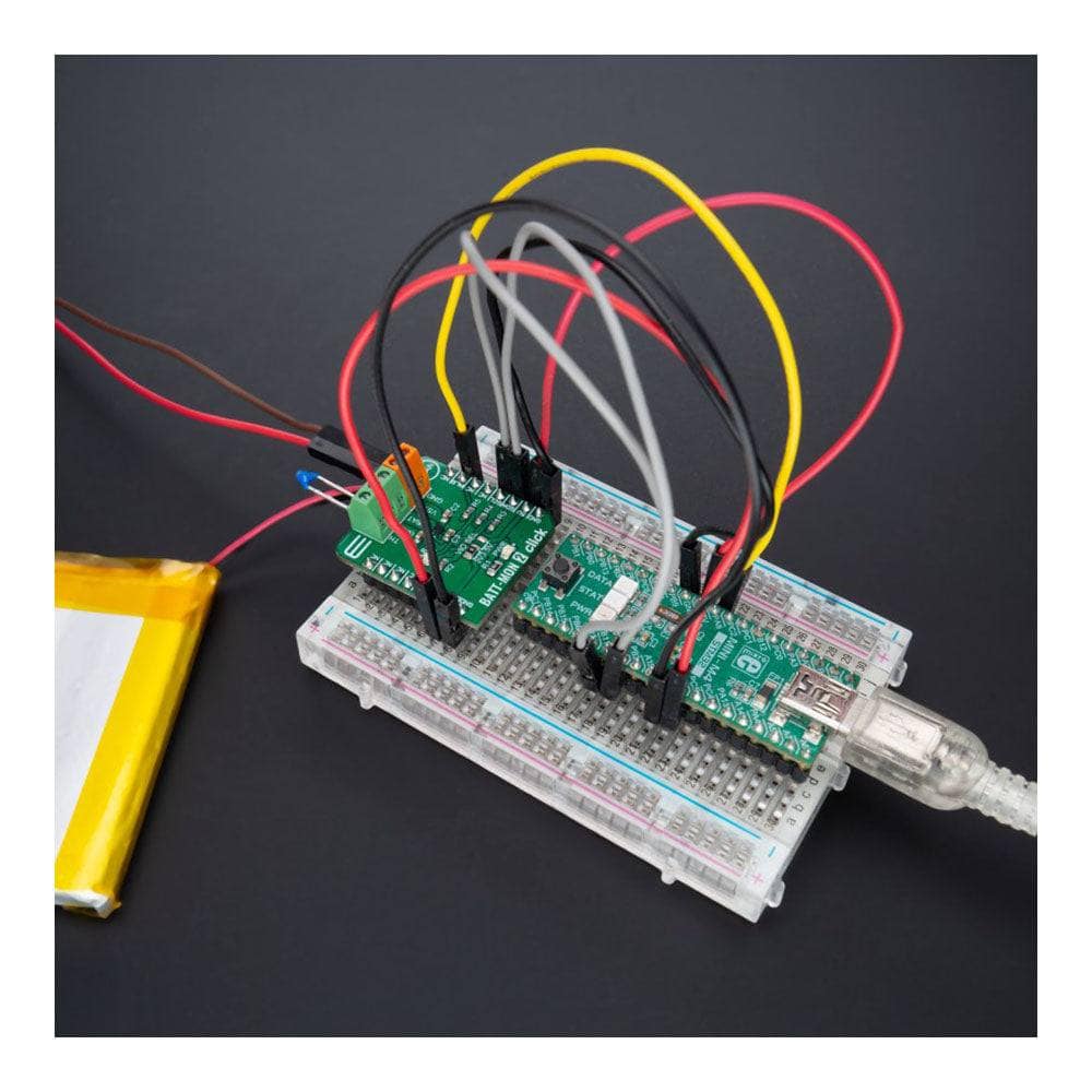 Mikroelektronika d.o.o. MIKROE-5019 BATT-MON 2 Click Board - The Debug Store UK