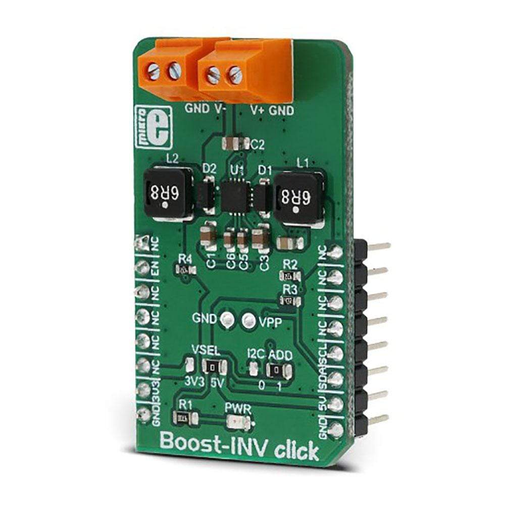 Mikroelektronika d.o.o. MIKROE-3124 Boost-INV Click Board - The Debug Store UK