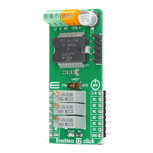 Mikroelektronika d.o.o. MIKROE-4357 Brushless 12 Click Board - The Debug Store UK