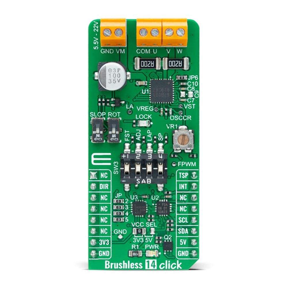 Mikroelektronika d.o.o. MIKROE-4648 Brushless 14 Click Board - The Debug Store UK